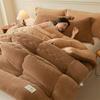 Thickened Milk Velvet Winter Warm Blanket for Bed Queen Size Soft Flannel Quilt Double-Sided Plush Single Double Thick Comforter