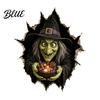 Decorative Decals for Dormitory Halloween Break-in 3D Wall Decals Illusion Effect Spooky Breaking Through Stickers Party Sticker Horror Ghost Witch