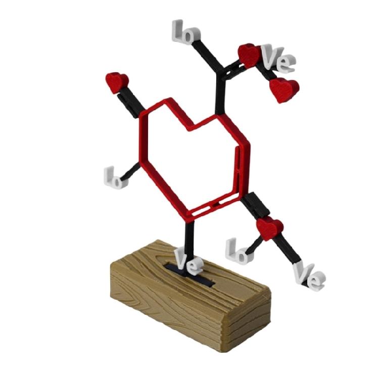 Valentines Day Decoration Valentines Day Molecular Love Sign Table Decoration Valentines Day Centerpieces Signs Valentine Gift 1