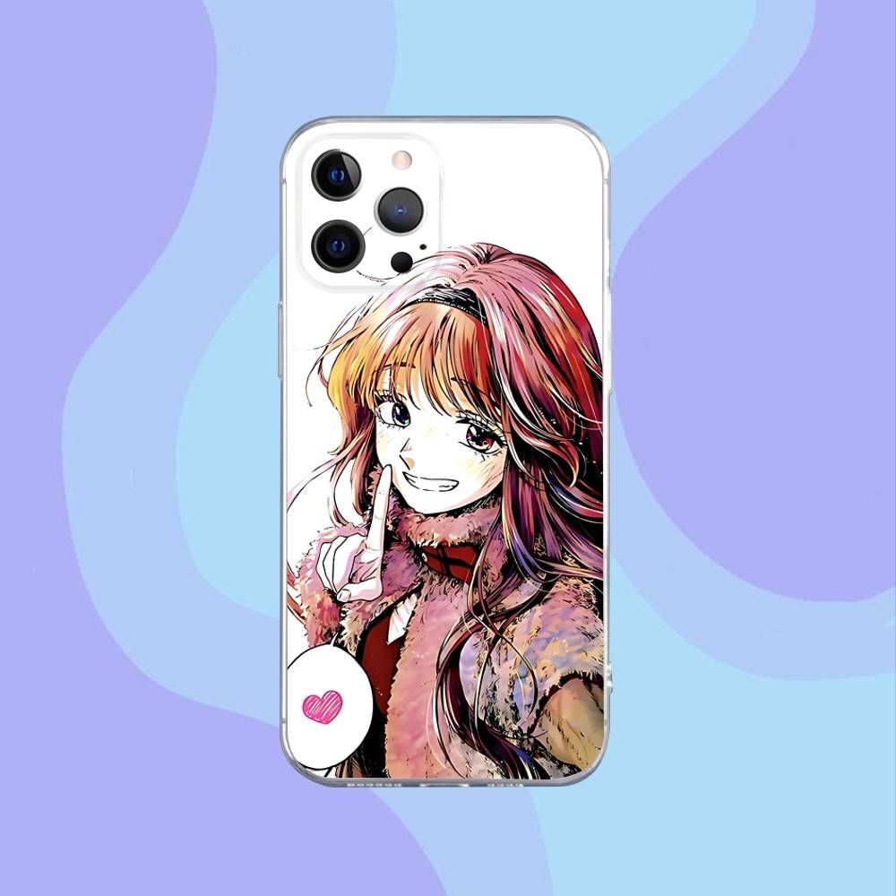 Kaoruko Anime Waguri Phone Case For iPhone 17,16,15,14,13,12,11 Pro,Max,Plus,X,XS,XR,SE4,E Mini Transparent Soft Cover
