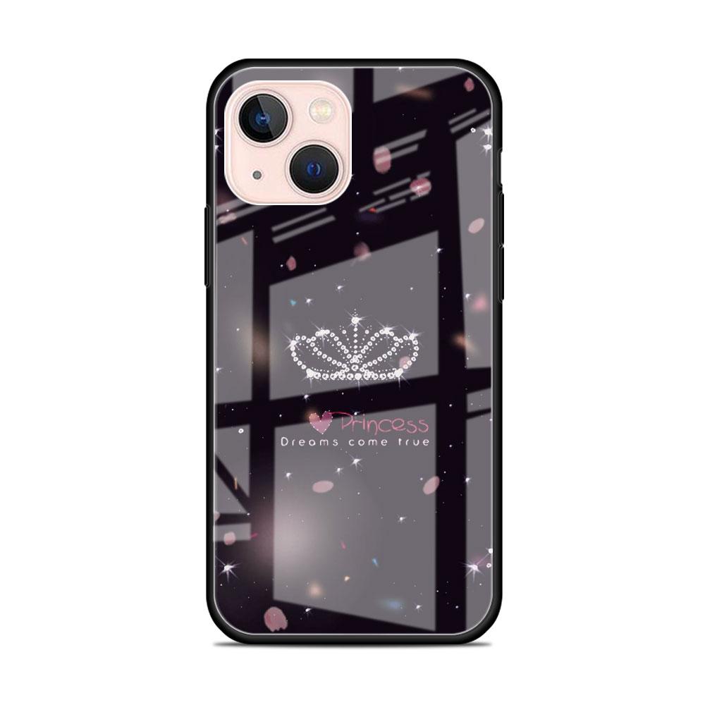 Glass Case For Apple iPhone 14 13 11 12 Pro 7 XR X XS Max 8 6 6s Plus SE 2022 13Pro Tempered Phone Tampa Cute Mom Queen Princess