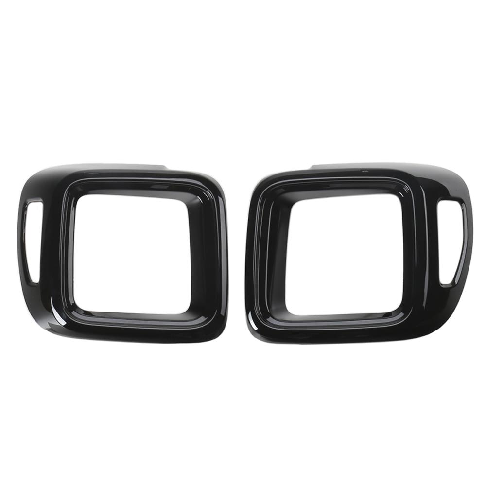 

Car Tail Light Guard Rear Light Lamp Decoration Cover Trim Stickers for Jeep Renegade 2016 2017 2018-2025 Exterior Accessories чорний