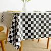 1/3pcs Checkerboard Tablecloth Disposable Rectangular Tablecloth Picnic Mat Party