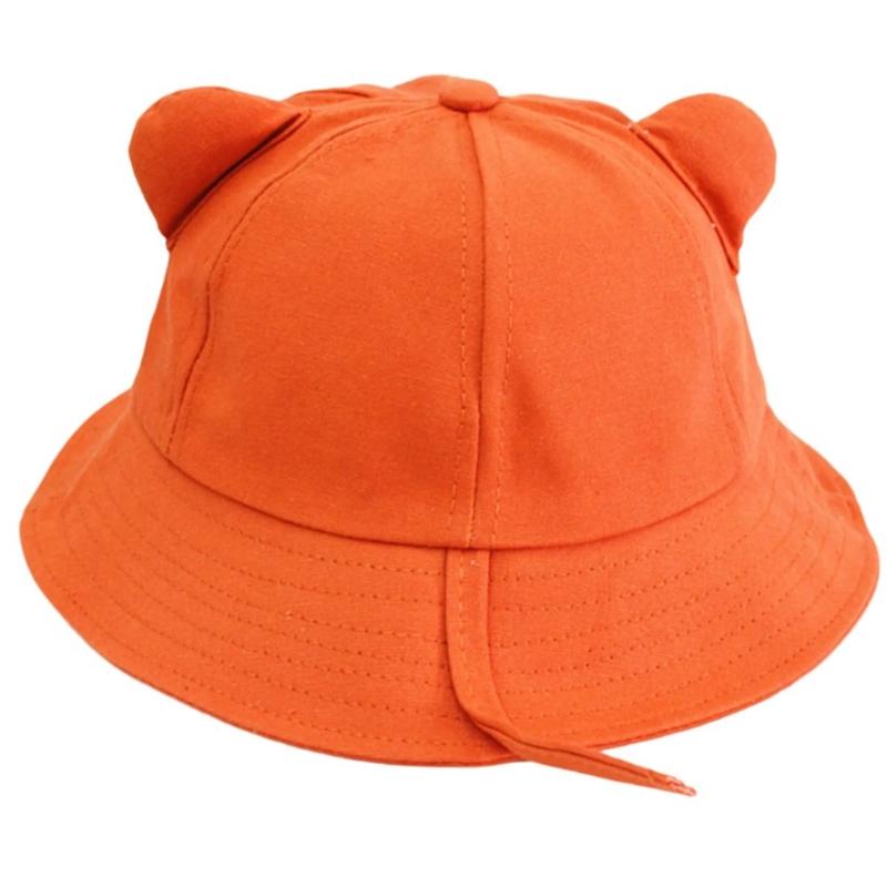 

Girl Cats Ear Bucket Hat Outdoor Vacation Spring Foldable Comfortable Fisherman Hat Sunproof Gift for Girlfriend aldult