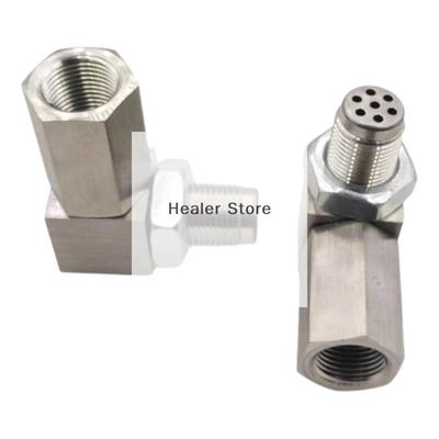 1Pc 90 Degree Car Sensor Adapter Connector M18 Oxygen Sensor Car 90 Degree Connector Auto Modification Accessories