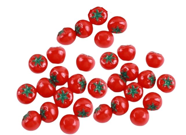 

Miniature Set of Food Cute Food for Store and More Tomatoes, 30, Samples, Resin, Models, Displays, DIY, Miniatures, Accessories, (30)