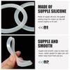 20Pcs Sealing Rings Silicone Gaskets for Jar Lids Mason Jars Leakproof Airtight Replacement Rings for Jars Canning Wide Mouth