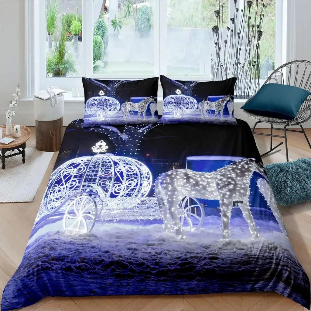 Fantasy Duvet Cover Set Girls Dream Butterfly Theme Bedding Set Floral Comforter Cover Set For Girls,Flower Mushroom Quilt Cover