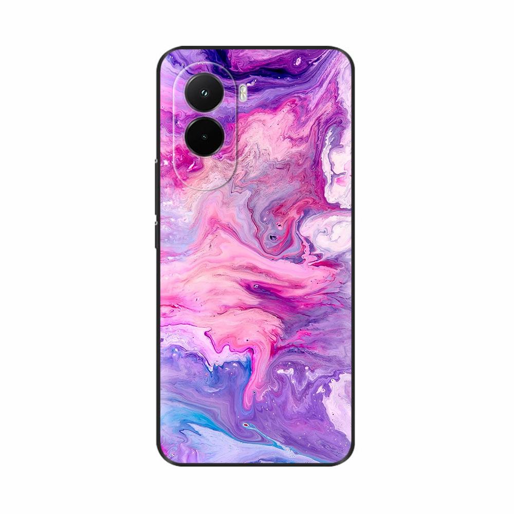 For Poco M7 4G Case Flowers Cartoon Animals Cool Style Soft Silicone Black Phone Cover For Xiaomi Poco M7 Case Fundas M 7 Bags