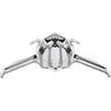 HDBUBALUS Motorcycle Tappet Lifter Block Accent Cover for Harley Twin Cam Street Glide Road King 1999-2017 Chrome