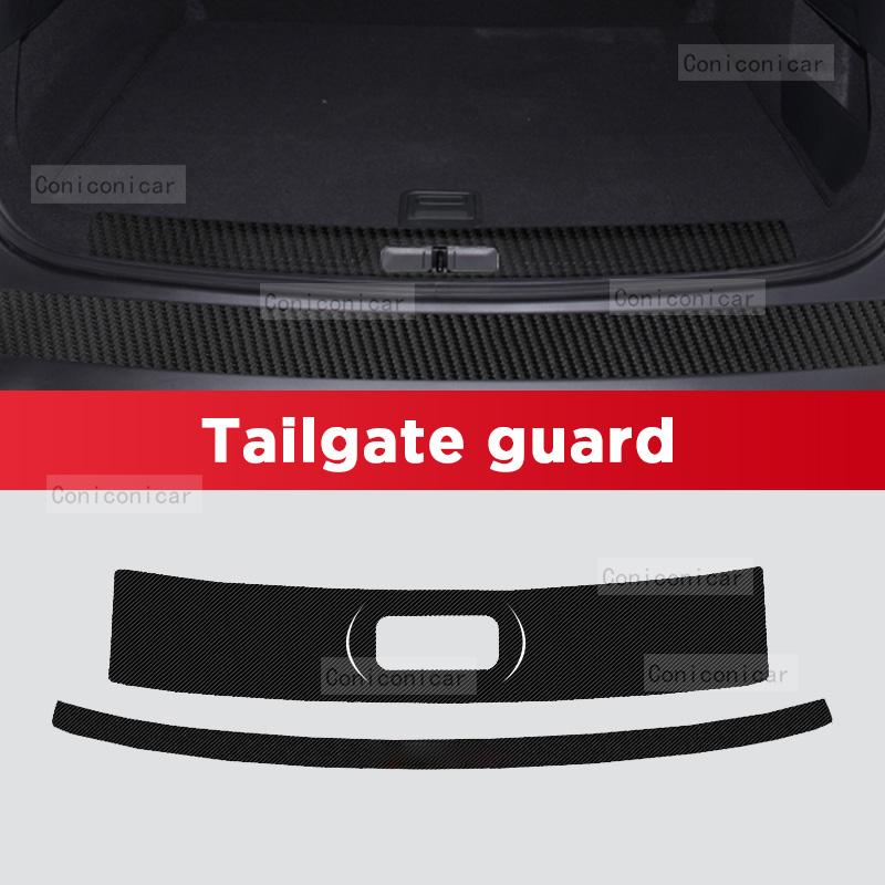 Car Carbon Fiber Door Sill Sticker For CHANGAN CS55 PLUS 2025 Threshold Pedal Anti-scratch Interior Decoration Accessories