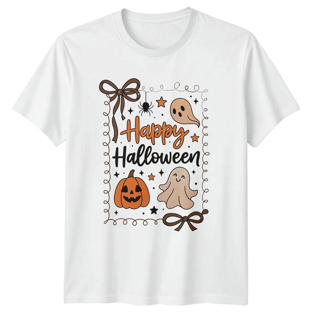 Happy Halloween TShirt Fall Holiday Gift For Him And Her S