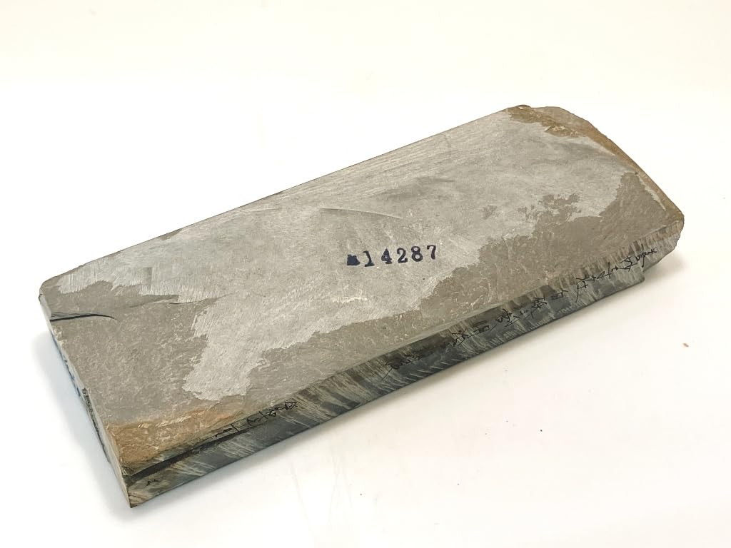 Natural Whetstone Shomotoyama Yamashiro Meiji Ukyo Ward Umegahata White Whetstone Asagi Period Mid-Meiji #87 /791g