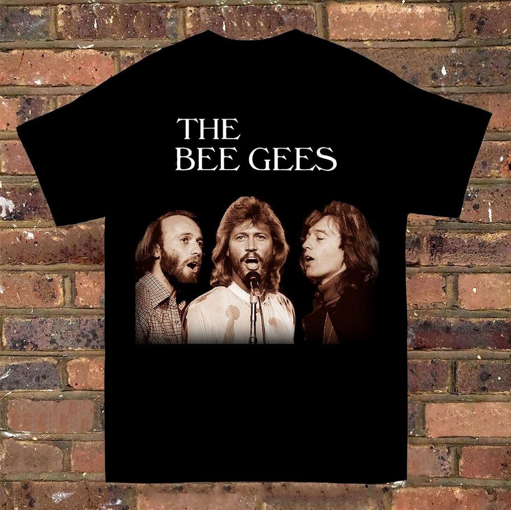 

The Bee Gees Short Sleeve Cotton Unisex Black T Shirt S5Xl Unisex T-Shirt L