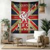 Liverpool Custom Ditt Navn Vægdekoration Vægtæppe Kunst Til Kæledyr Mindesmærke Fødselsdag Bryllupsfest Baggrund Familiegave