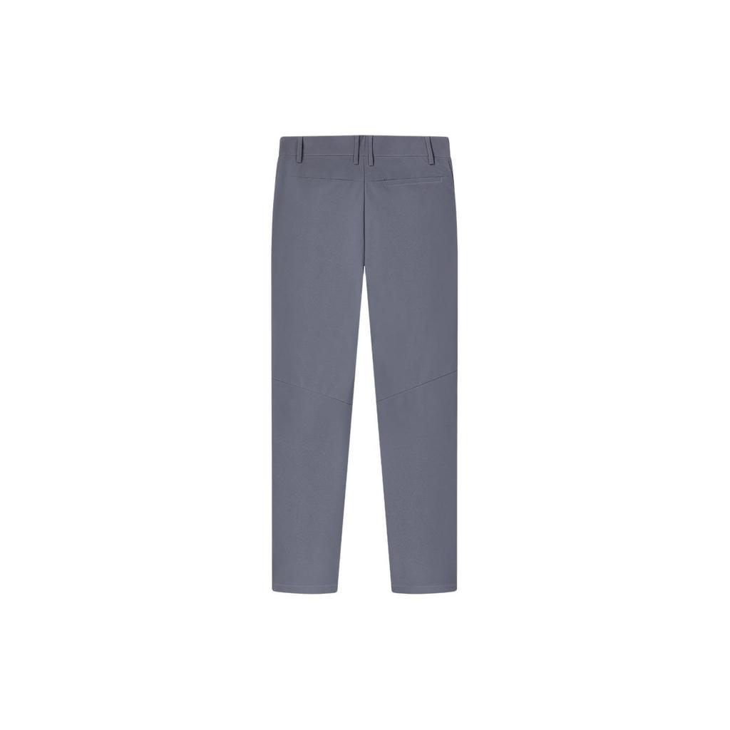 FILA Solid Color Straight Leg Medium Stretch Woven Casual Pants Men bottoms Dark-Iron-Gray F11M411802F-DY