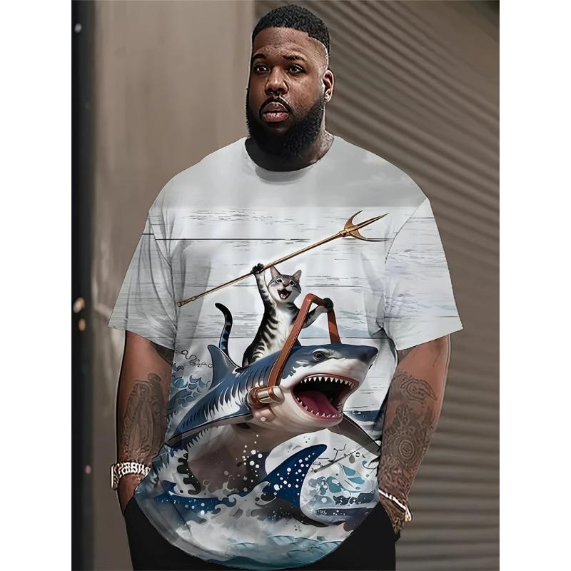 Fun T-shirt Parody 3D Printed Top Men's Women's Short Sleeved T-shirt Super Street Top Casual Simple Men's Clothing Tshirt