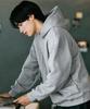 Plain Essential Hood Grey Kjhd2674