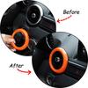 Orange ABS Inner Dashboard Air Vent Trim Cover Ring For Mazda MX-5 Miata 2016-23