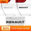 Interior Stickers 3D ABS Car Letter Rear Tail Trunk Emblem Badge Sticker For Renault Megane 2 3 4 RS Grand Scenic Clio Captur Du