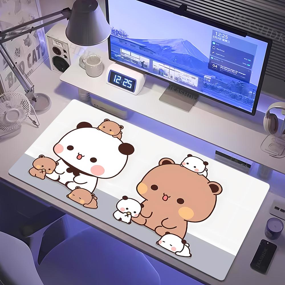 Bubu Dudu Cute Gamer Deskmat Xxl Mouse Pad Anime Computer Table Mat Pc Gaming Accessories Mousepad Large Mats Office Mause Pads
