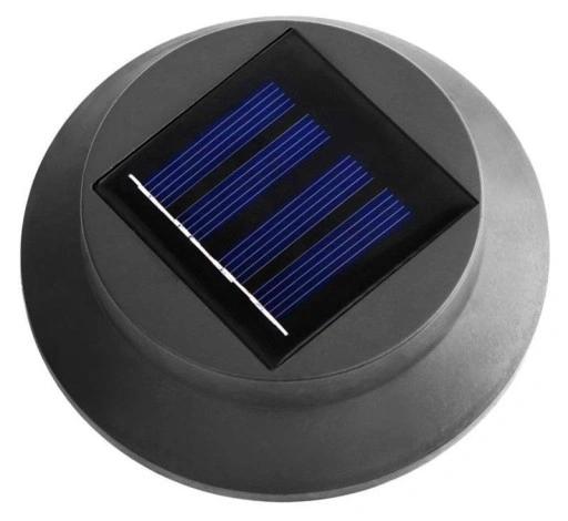 Lampa Solarna 3 Led Czarny Wiszący Kinkiet P-104