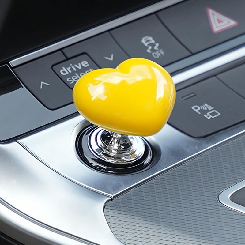 

1pc Universal Fit Heart-Shaped Car Gear Shift Knob, Vehicle Interior Accessory, Decorative Shift Lever for Auto Interior Decoration 1pc