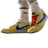 Travis Scott x Air Jordan 1 Retro Low OG SP PS Canary Kids Sneakers Yellow Racer-Blue Light-Silver DZ5909-700