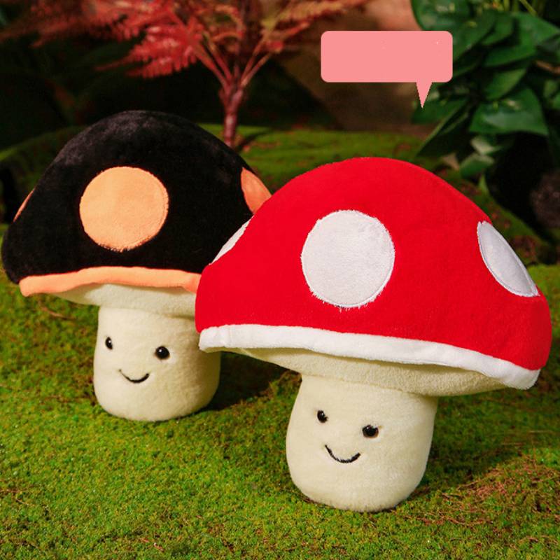 Plush Toy Mushroom Cartoon Doll Decoration Children Accompany Gift Sleeping