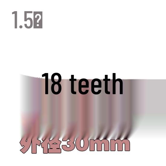 1,5M Modul Stirnrad, 13-120 Zähne, Stahl Zahnstange, 45 Stahl, Wärmebehandelt