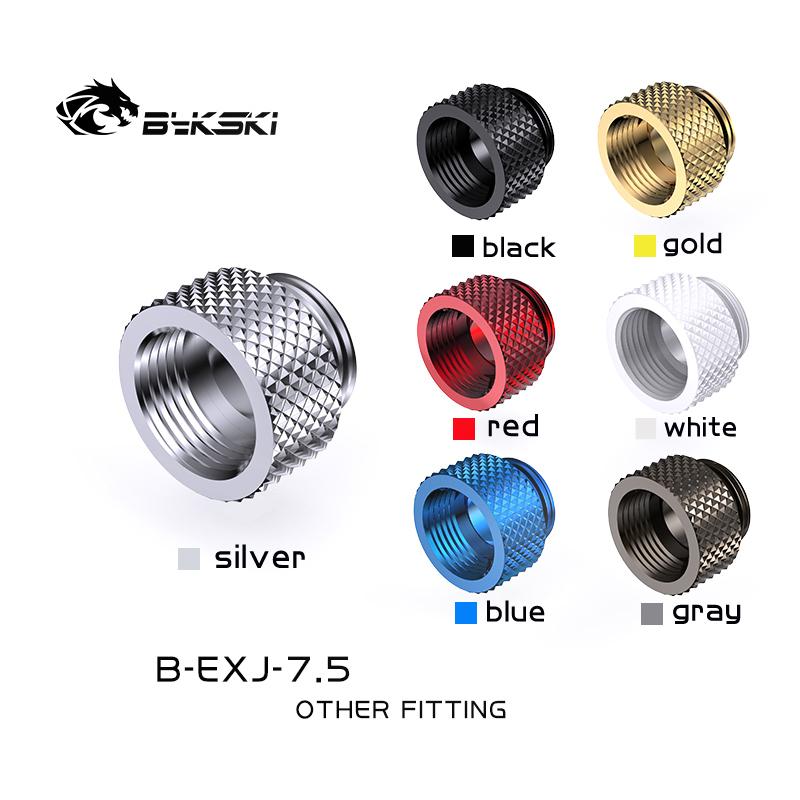 

Bykski Extension Fitting Female to Male Compression Extender Adapter Connector B-EXJ-7.5/10/15/20/25/30/35/40/50mm Water Cooler 7.5mm чёрный