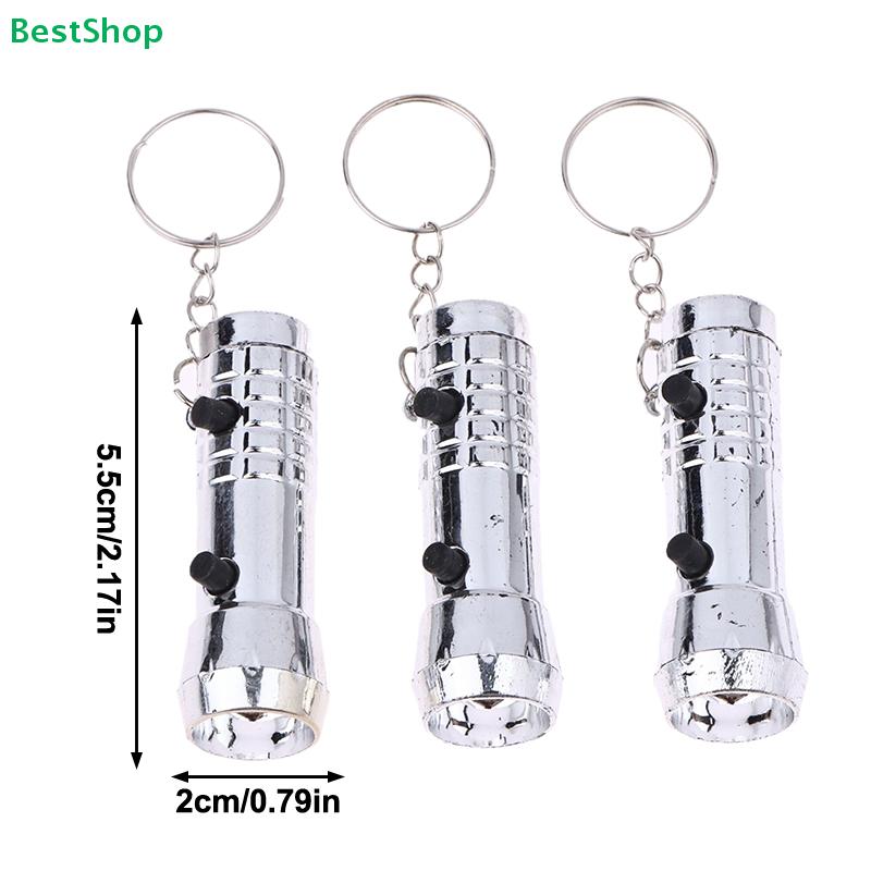 Protable 2 In 1 Mini LED Torch Light /Money Detector Keychain