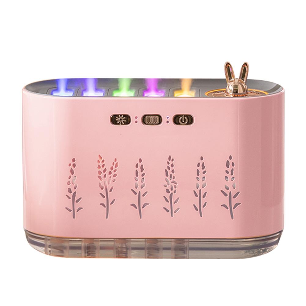 7 Colors LED Night Light Music Pickup Humidifier with 5 Nozzle Spray Aromatherapy Diffuser Air Purifier Oil Diffuser for Bedroom