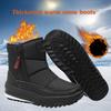 2025 Men's Boots Outdoor Waterproof Work Boot Plush Warm Snow Boots for Men Non-slip Platform Boots for Women Winter Cotton Boot