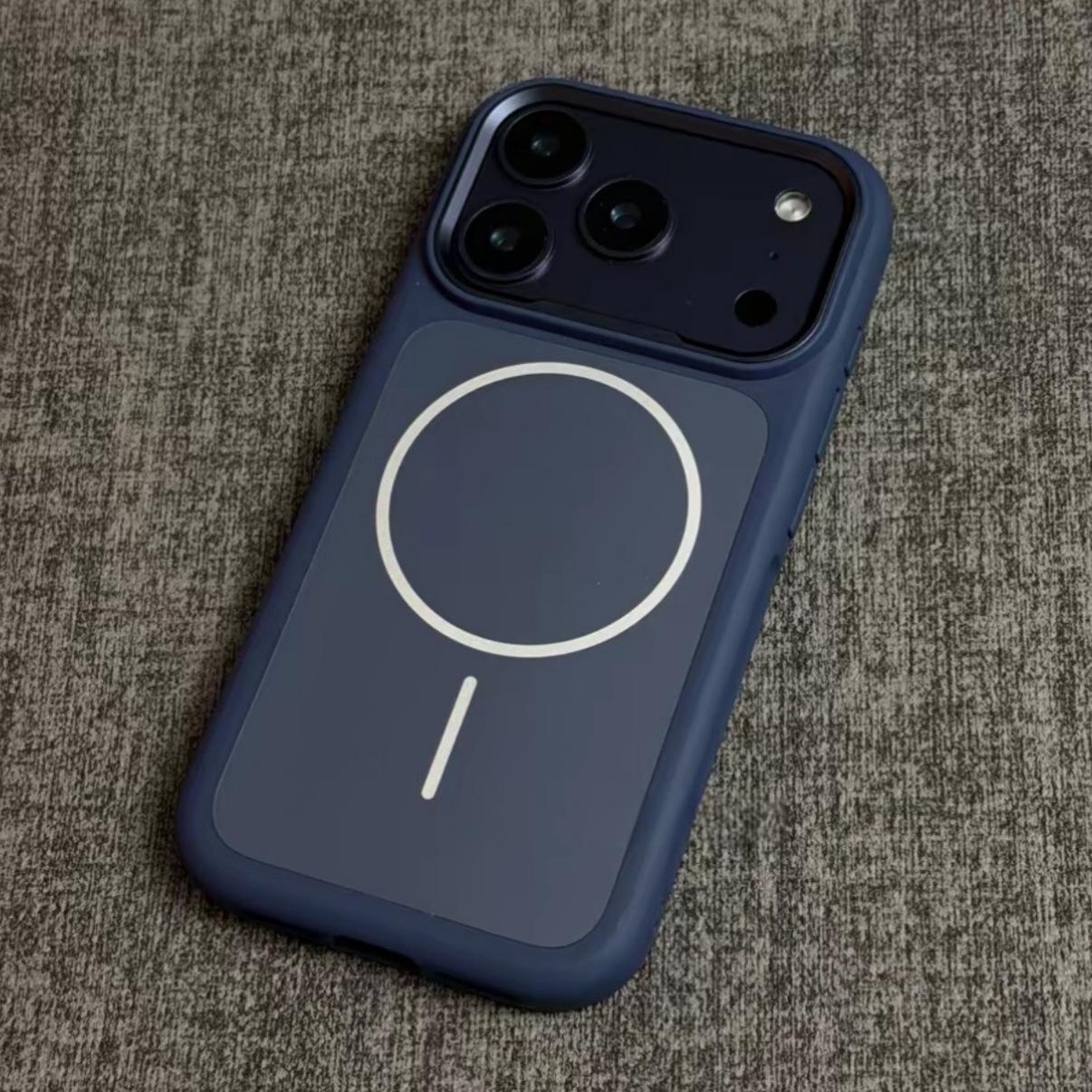 

iPhone 17 Pro Max Magnetic Case: Skin-Feel Matte, Contrasting Colors, All-Inclusive, Drop-Proof Protection Pro