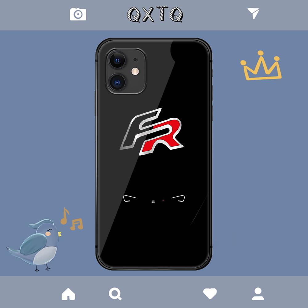 Cupras Spanische Mode Logo Hülle Für iPhone Samsung Galaxy Redmi Note S 17 16 15 14 13 20 24 25 54 Pro Max Ultra Fe Gehärtetes Glas Abdeckung