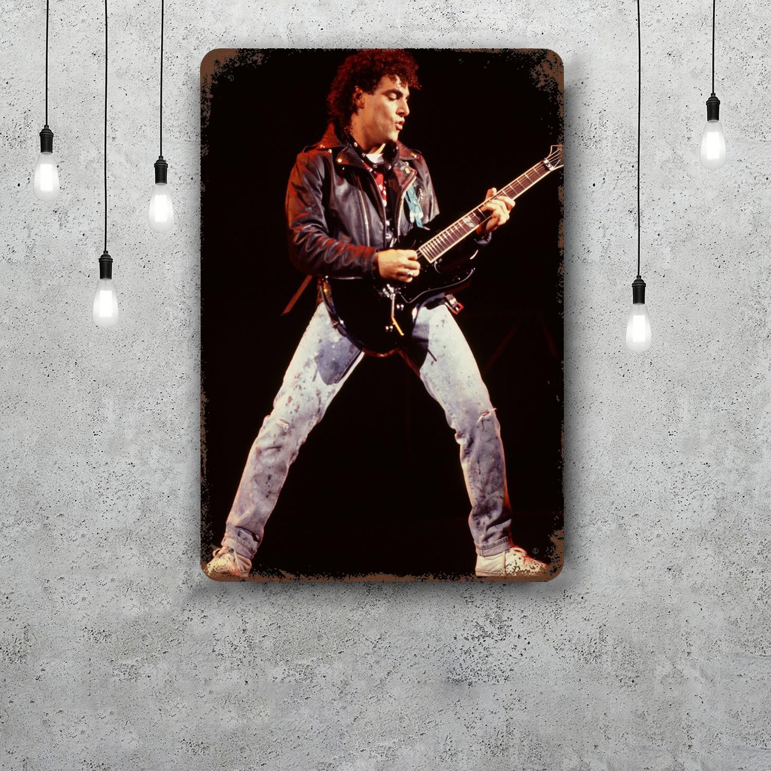 

Neal Schon Classic Poster Rusty Metal Plaque Retro Decorative Plate Bar Man Cave Garage Club Metal Sign Wall Decoration 20x30cm（7.8x11.8inch）