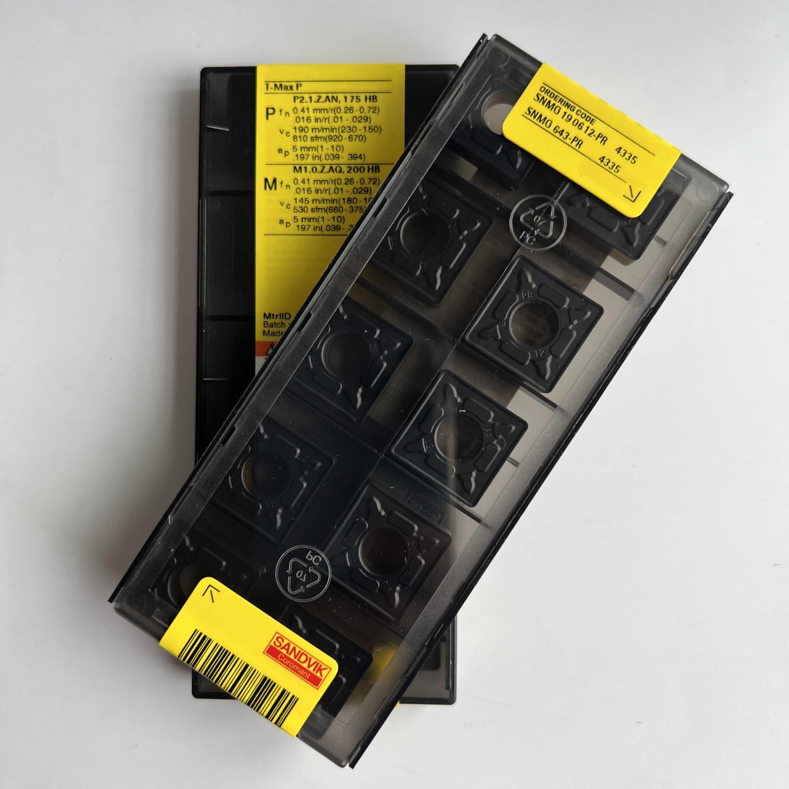 

Original Sandvik / SNMG190612-PR 4335 / CNC lathe carbide blade 10 Pcs