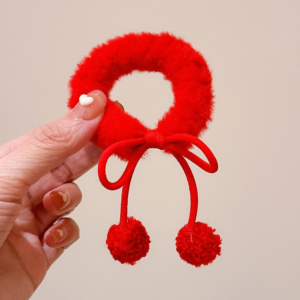 Cat Ears Plush Elastic Hair Bands Cute Hair Rope Ties Girls Barrettes Children Kawaii Headwear Headwear Kids Hair Accessorie