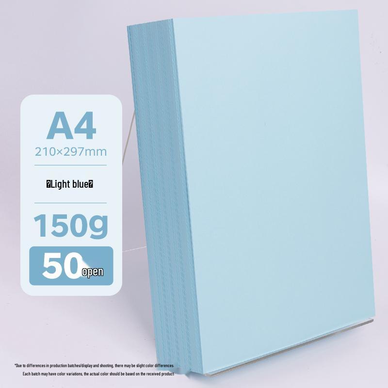 A4 Assorted Color Thickened Origami Paper 80g/120g/150g - Pink, Red, Blue