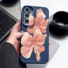 Pink Hibiscus Flower Pattern Case For Samsung Galaxy S26 S25 S24 Ultra S23 S22 S21 FE A54 A15 A35 A55 A16 A26 A36 A56 A17 A37 A57 5G Funda