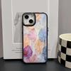 Colorful Dyeing Flowers Phone Case For IPhone 15 14 13 12 11 Pro Max Case Xs Xr 7 8 Plus Case Funda Coque Cover Bumber 16 Pro