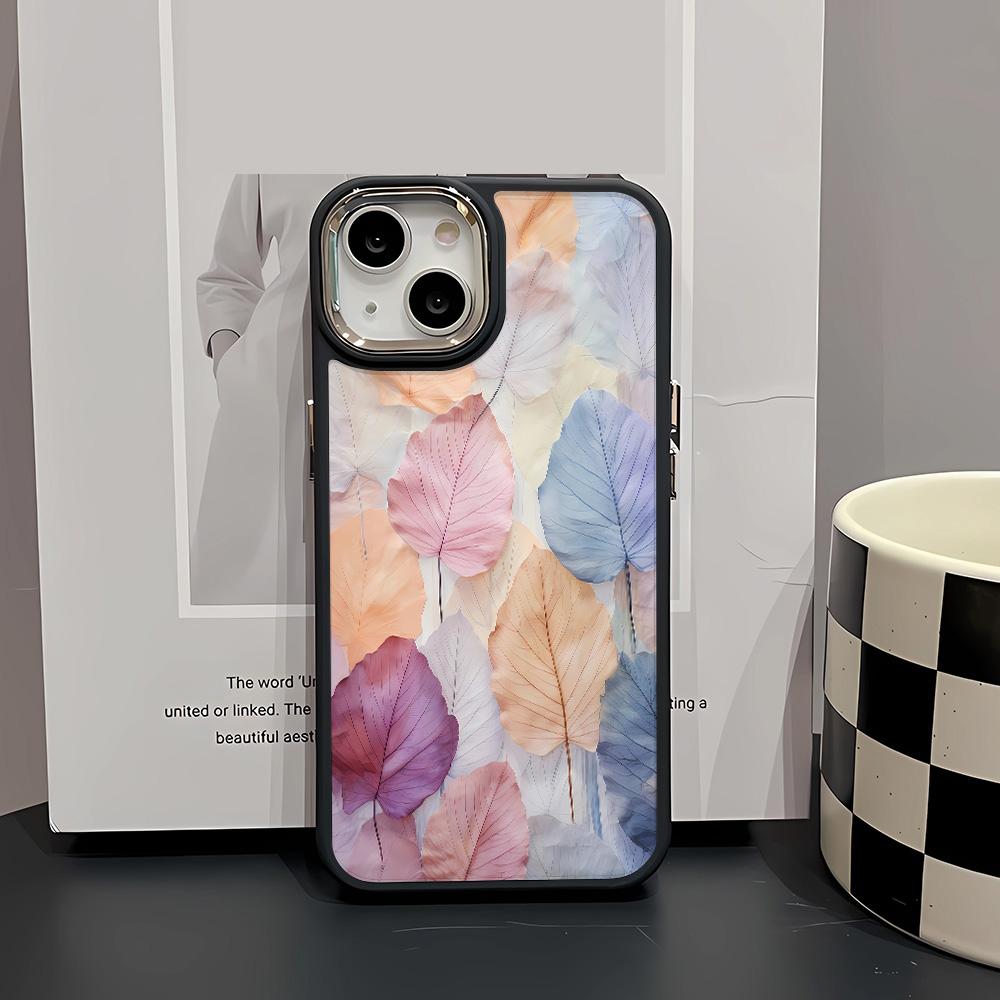 Colorful Dyeing Flowers Phone Case For IPhone 15 14 13 12 11 Pro Max Case Xs Xr 7 8 Plus Case Funda Coque Cover Bumber 16 Pro