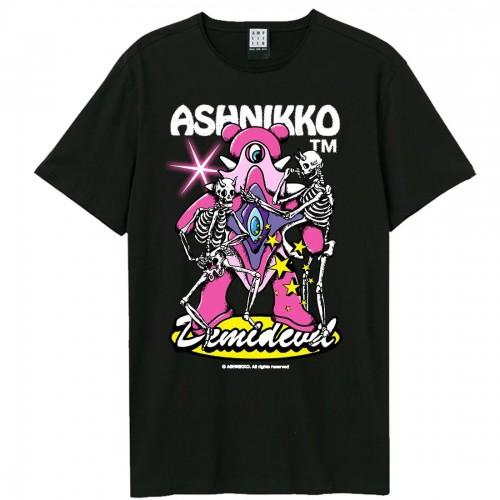 Amplified Unisex Adult Demidevil Ashnikko Halloween T-Shirt
