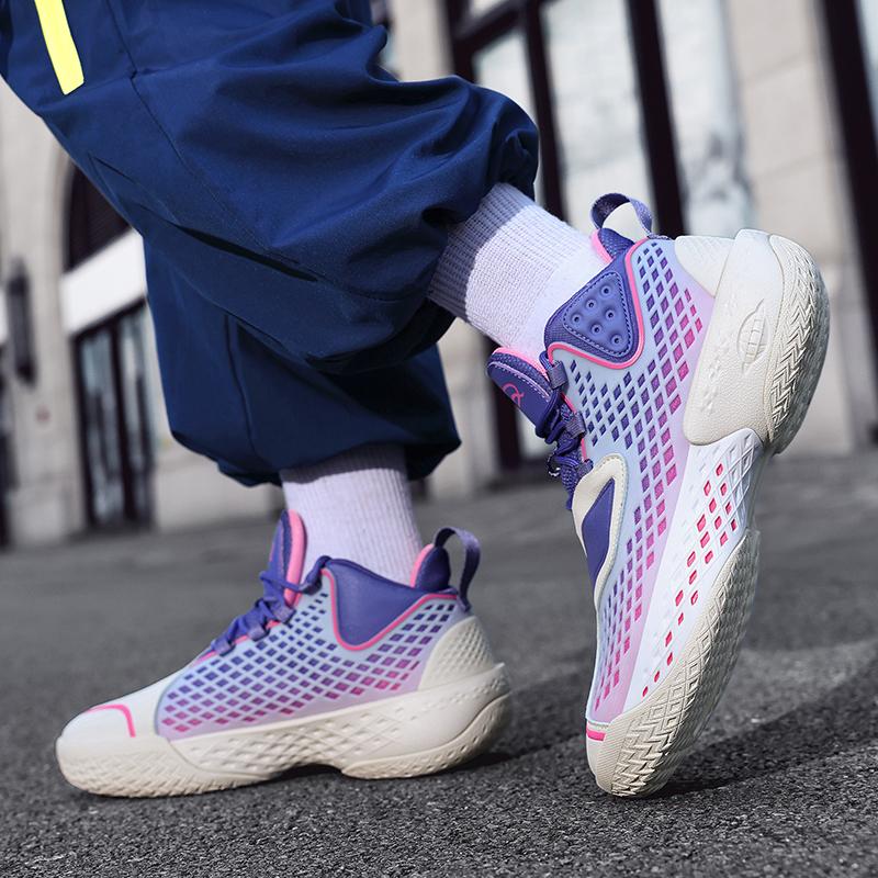 Basketball Shoes for Men Women Outdoor Sneakers Spring Autumn Activities with Excellent Shock Absorption Big Size