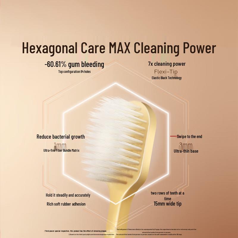 EBISU Wide Head Soft Bristle Toothbrush 2-Pack