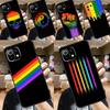 Gay Pride Rainbow Flag Case For Xiaomi 14 Ultra 11T 12T 13T Pro 12 13 Lite POCO F6 Pro M6 X3 X5 X6 M5s F3 F5 Cover