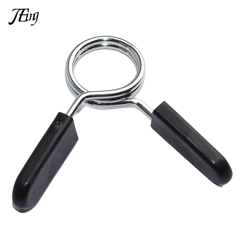 25/28/30mm Barbell Clamp Spring Collar Clips Gym Weight Dumbbell Lock Standard Lifting Kit Barbell Lock
