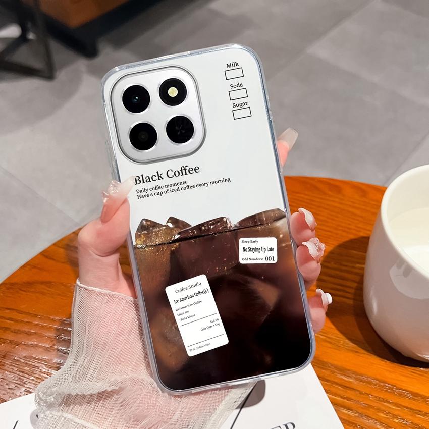 

Подходит для Huawei Honor X8a X7a X8c X6c 400 Pro Чехол с милыми узорами панды Прозрачный Ультратонкий Силиконовый Нескользящий Чехол для телефонов Huawei Сумки Honor X6C