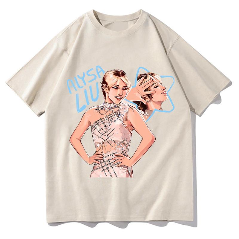 Graphic T-shirts Men and Women Summer Cotton Clothing Fashion Round Neck Short Sleeved